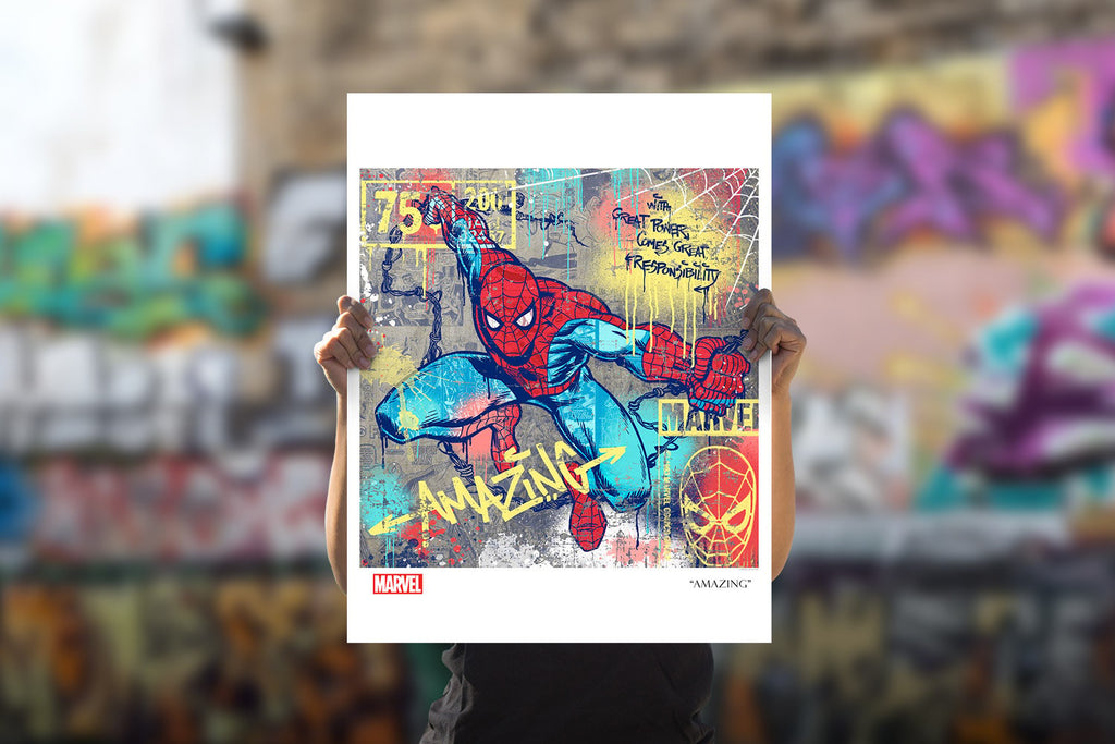 Amazing Marvel Spider-Man Art Print