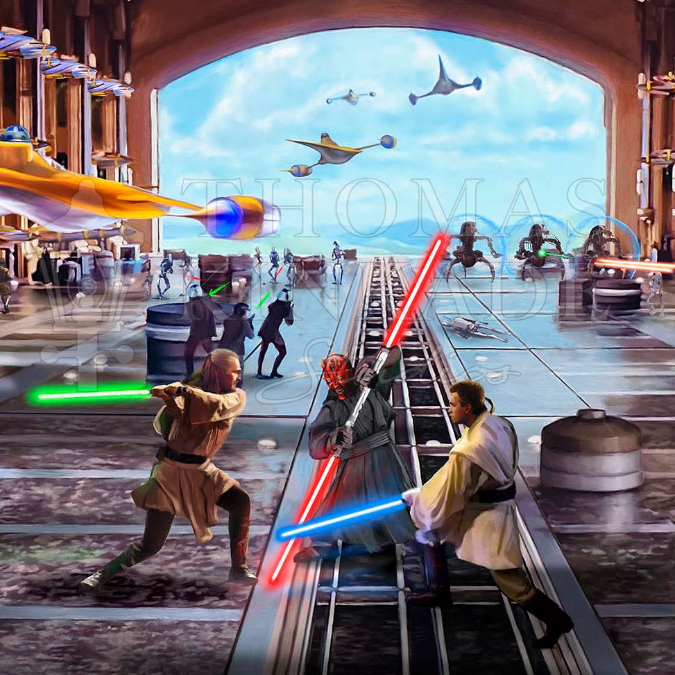 Liberation of Naboo Star Wars Art Print