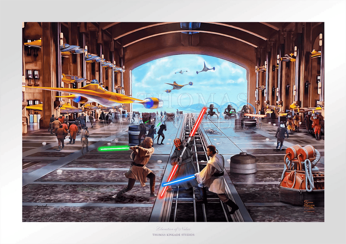 Liberation of Naboo Star Wars Art Print