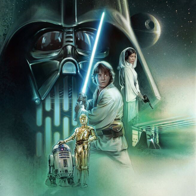 The Rebel's Path Star Wars Art Print