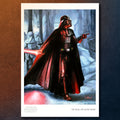 Attack on Echo Base Star Wars Darth Vader Snowtrooper Art Print