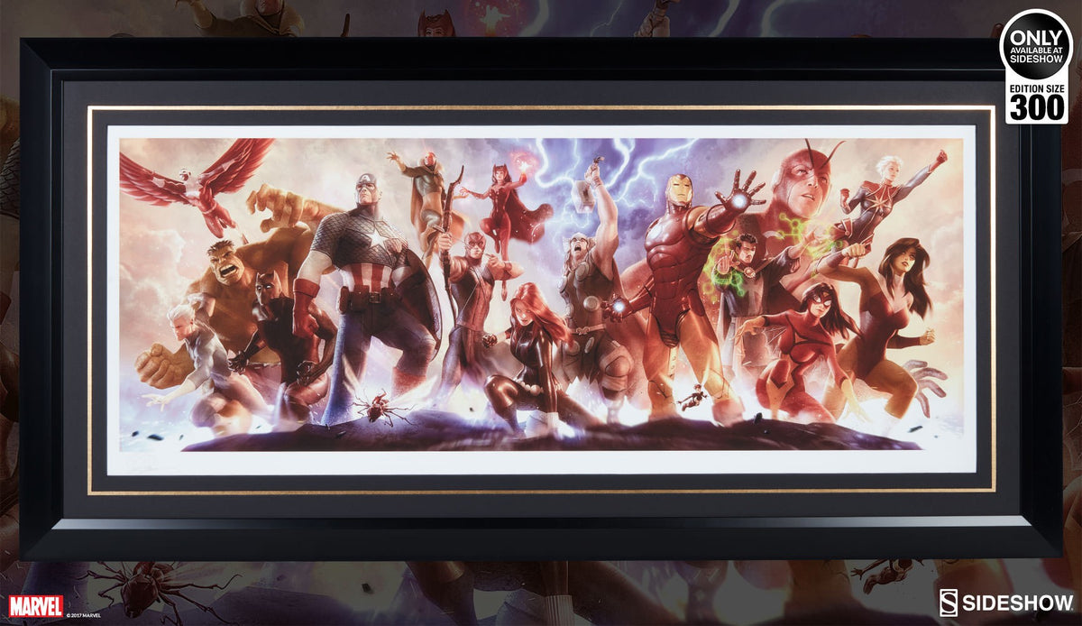 Avengers Assemble Marvel Art Print