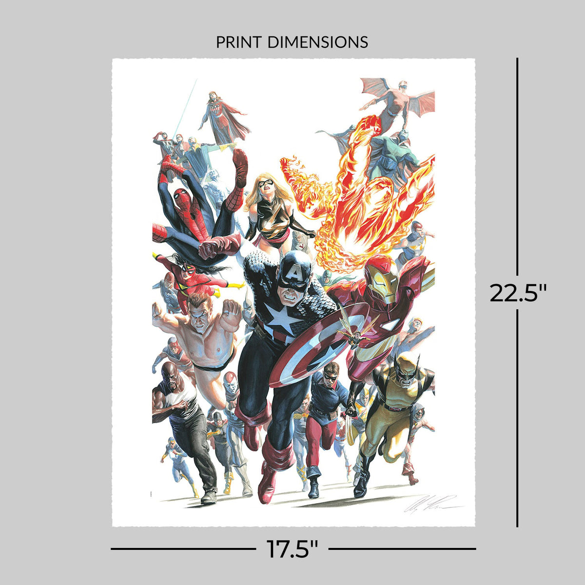Avengers Invaders Marvel Art Print