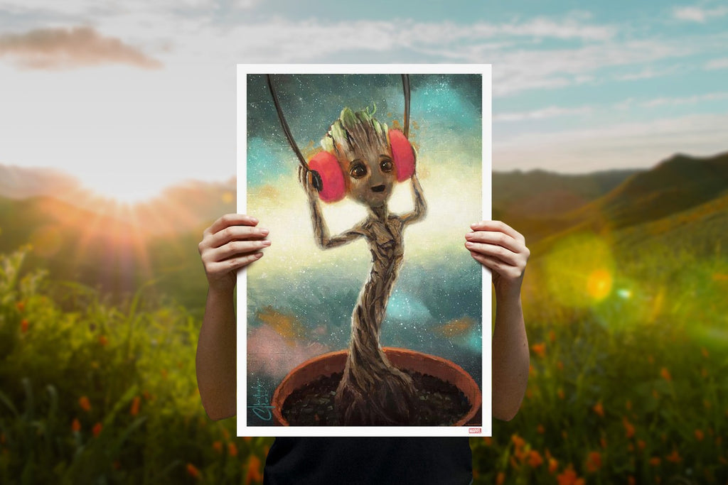Baby Groot Marvel Art Print