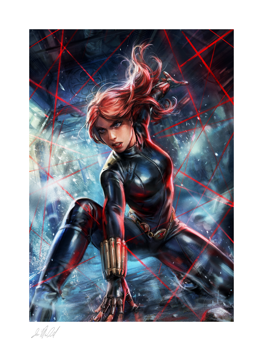 Black Widow Marvel Art Print
