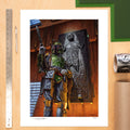Boba Fett: The Bounty Star Wars Boba Fett Han Solo Art Print
