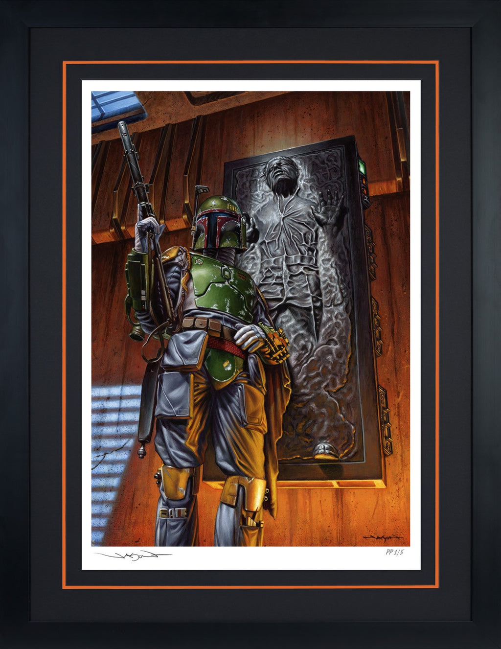 Boba Fett: The Bounty Star Wars Boba Fett Han Solo Art Print