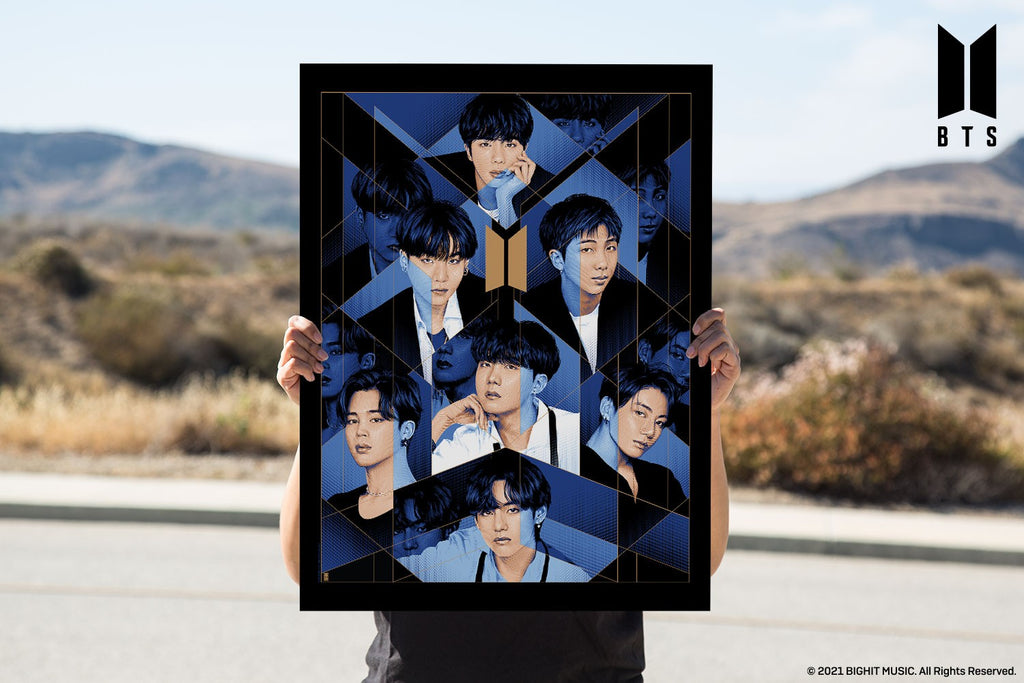 BTS: BE Art Print