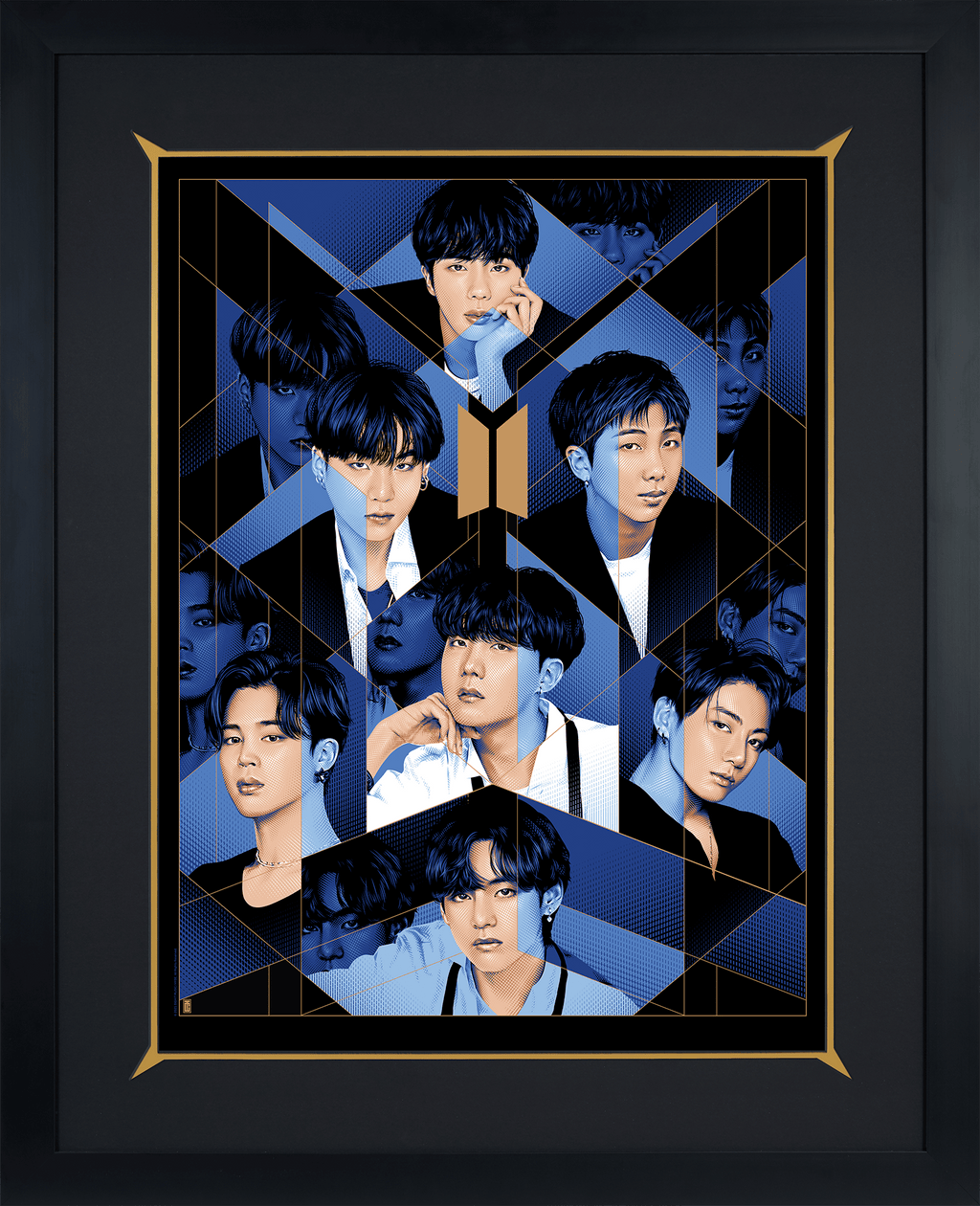BTS: BE Art Print