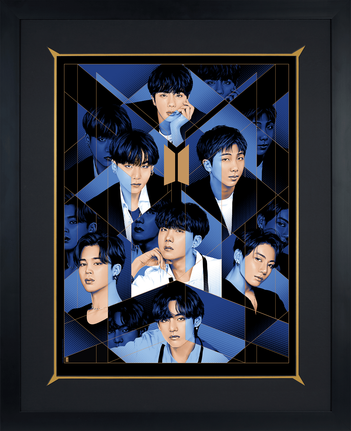 BTS: BE Art Print