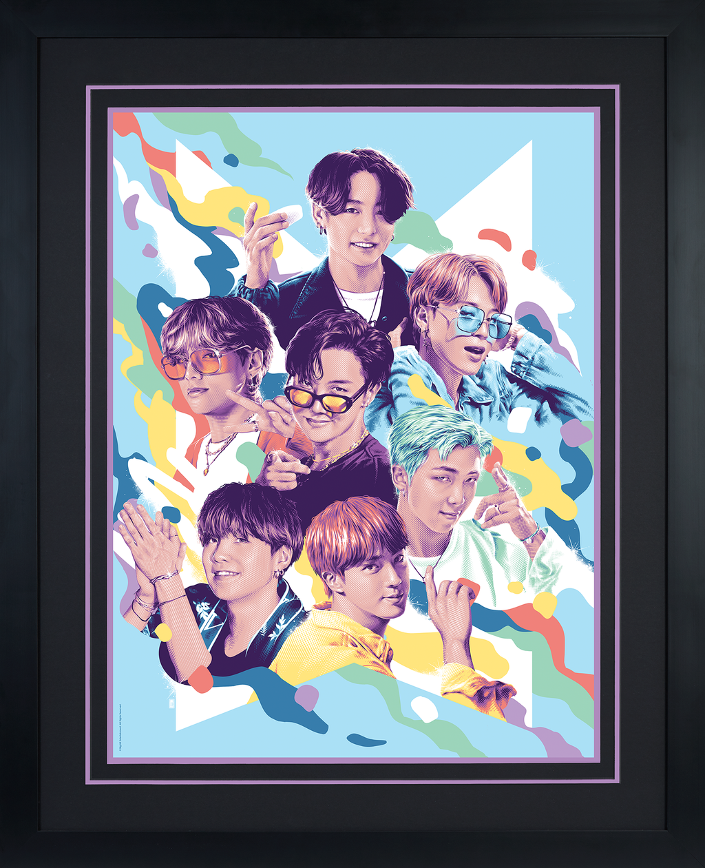 BTS: Dynamite Art Print