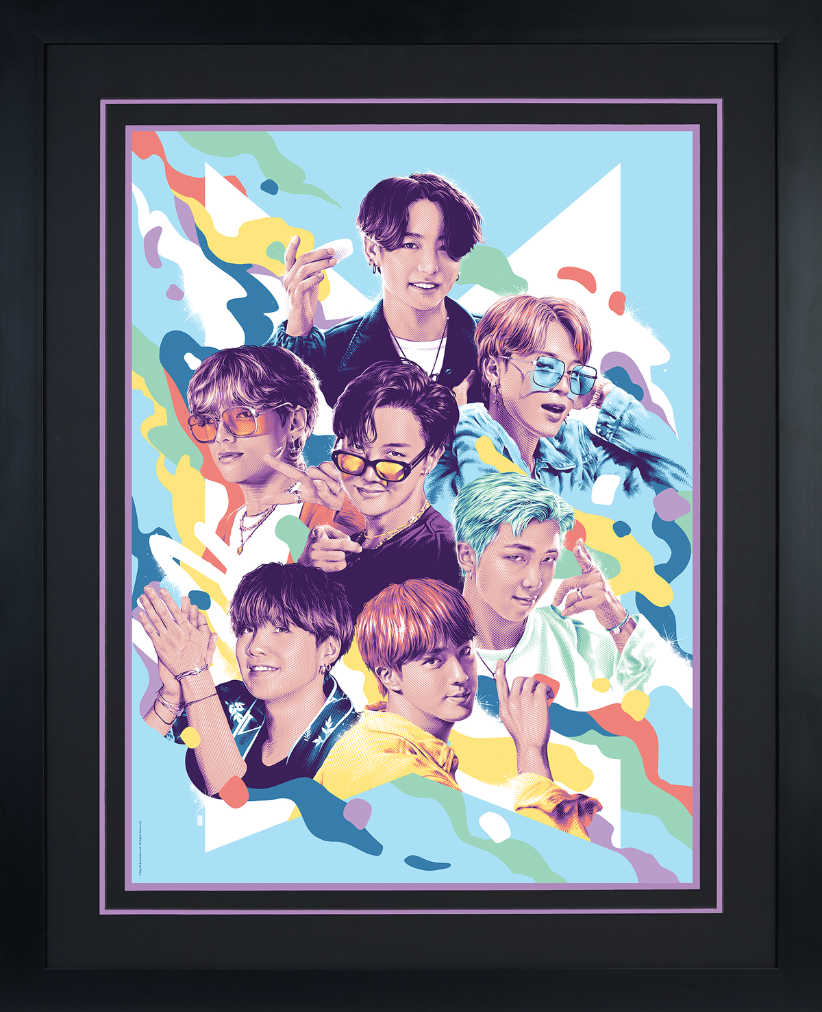 BTS: Dynamite Art Print