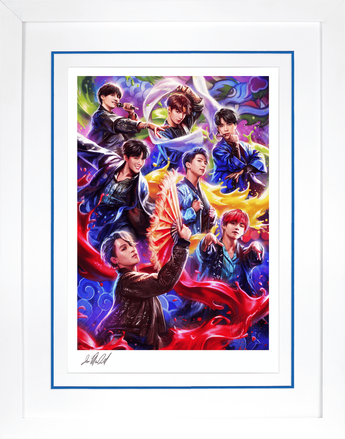 BTS: Idol Art Print