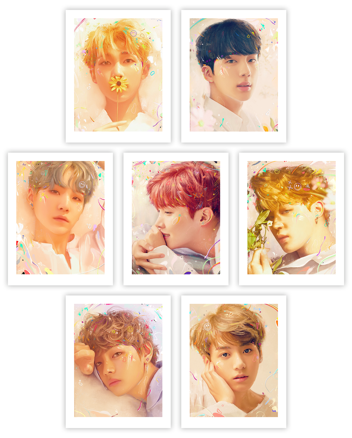BTS: Love Yourself Art Print