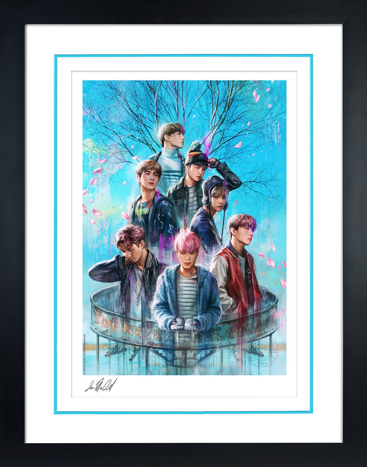 BTS: Spring Day Art Print