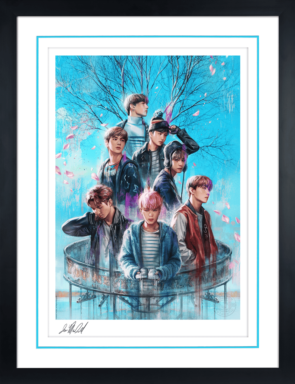 BTS: Spring Day Art Print