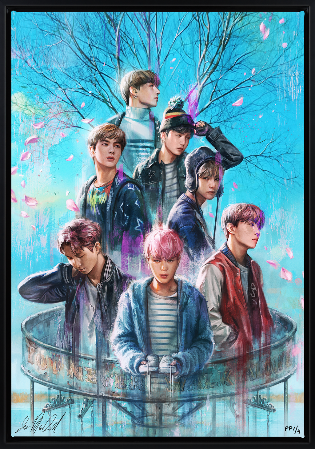 BTS: Spring Day Art Print