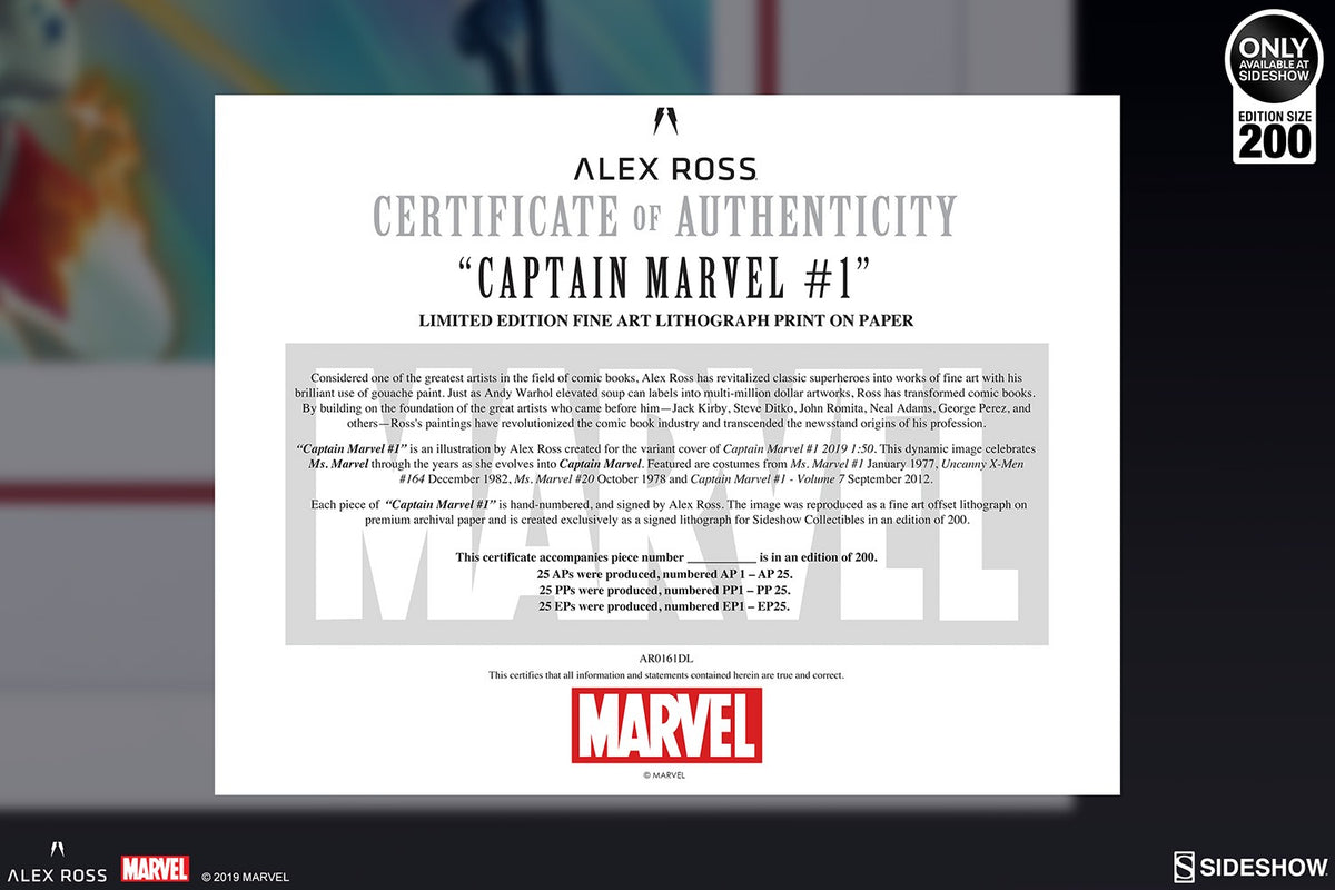 Captain Marvel #1 Art Print