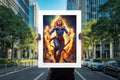 Captain Marvel Art Print