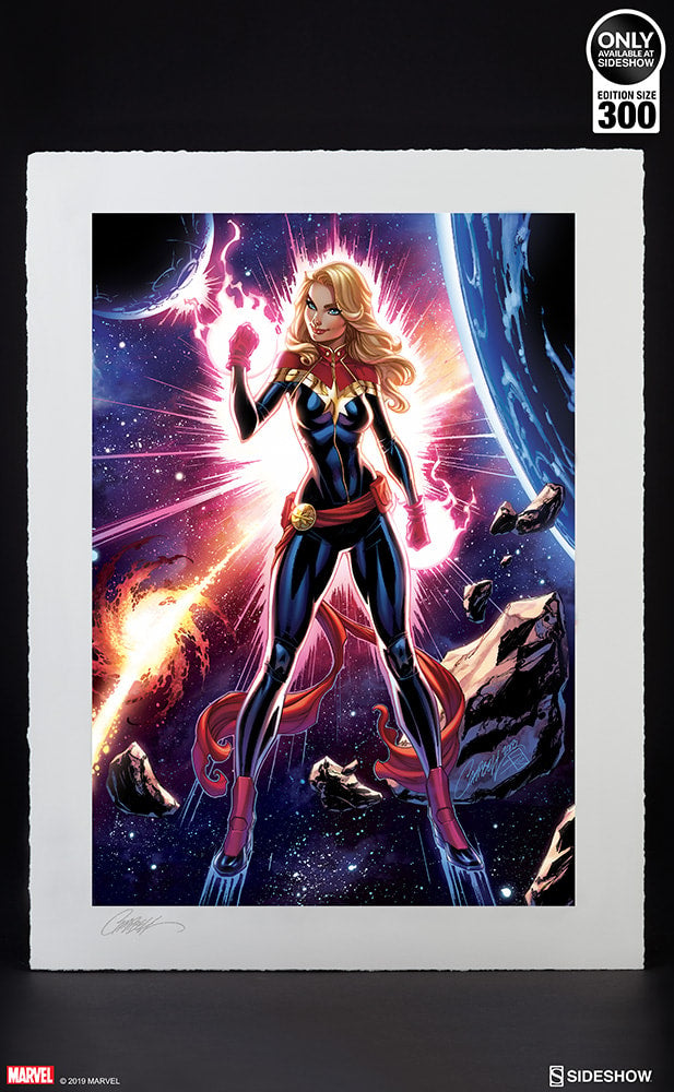 Captain Marvel Art Print