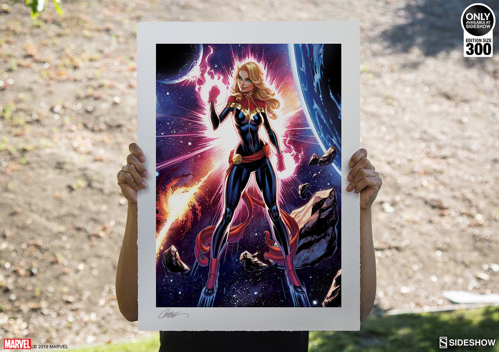 Captain Marvel Art Print