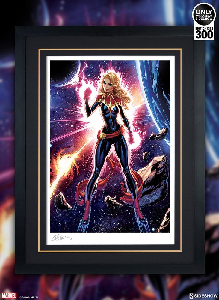 Captain Marvel Art Print