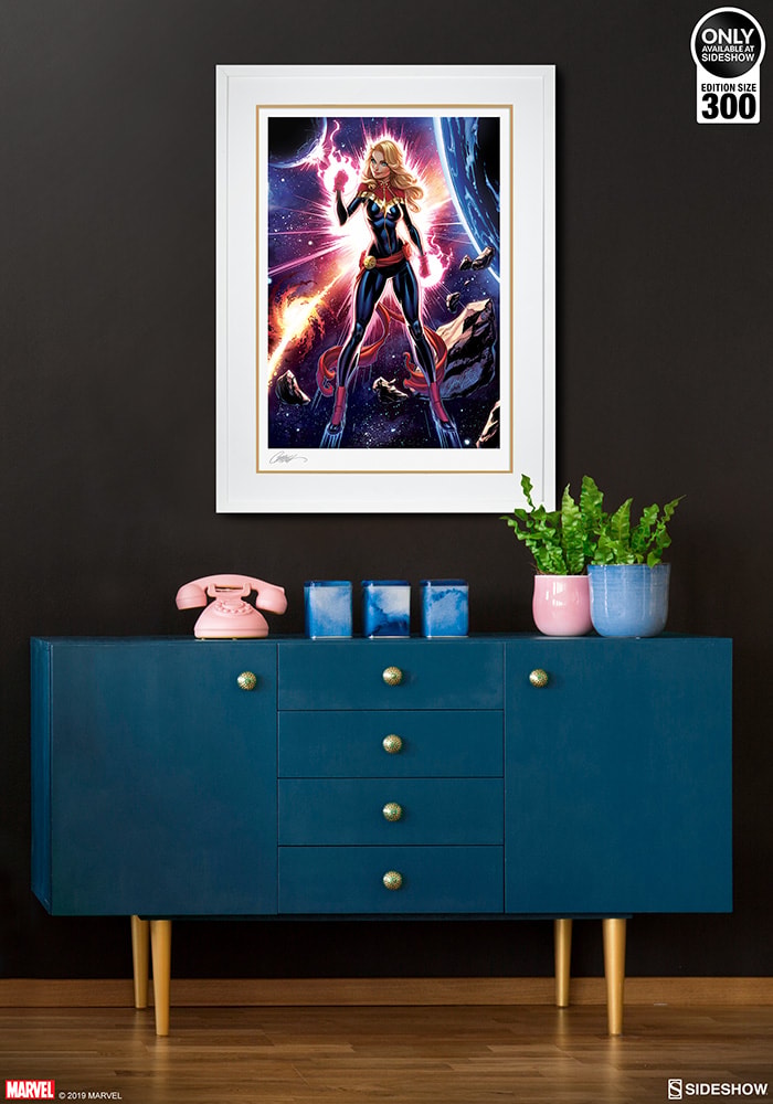 Captain Marvel Art Print