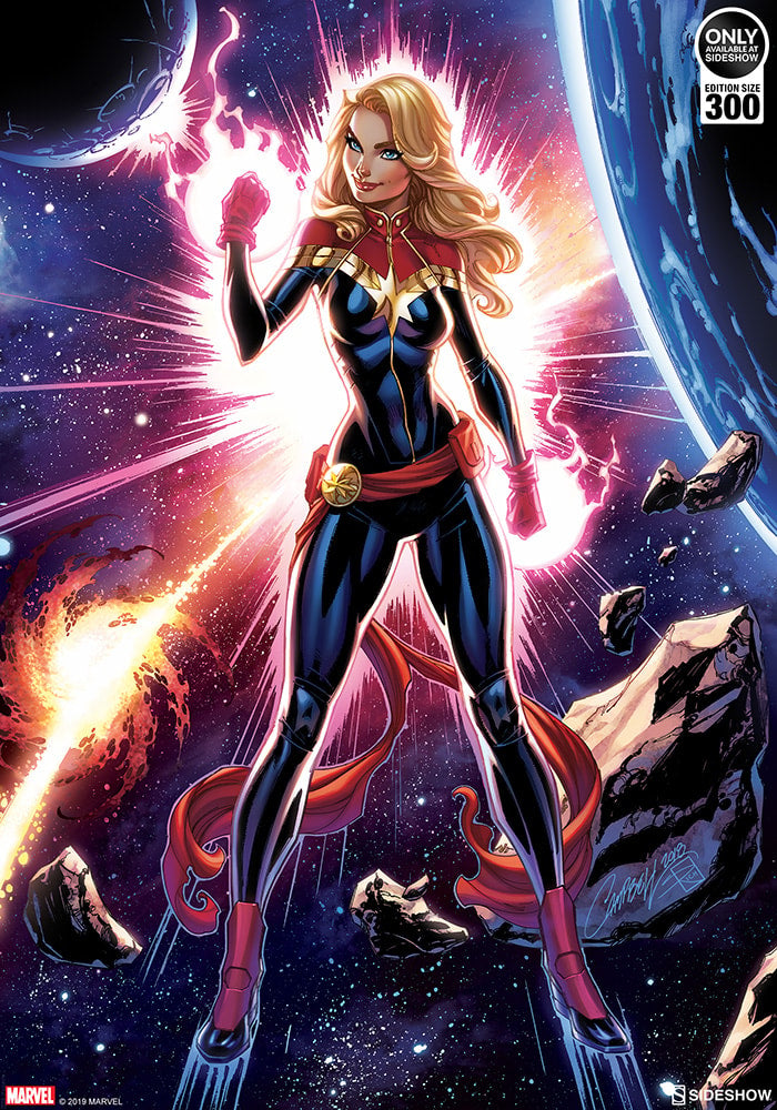 Captain Marvel Art Print