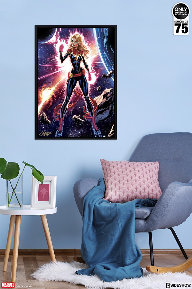 Captain Marvel Art Print