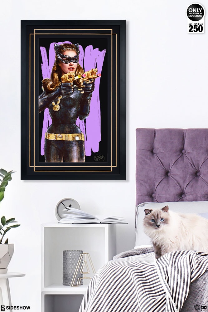 Catguns DC Catwoman Art Print