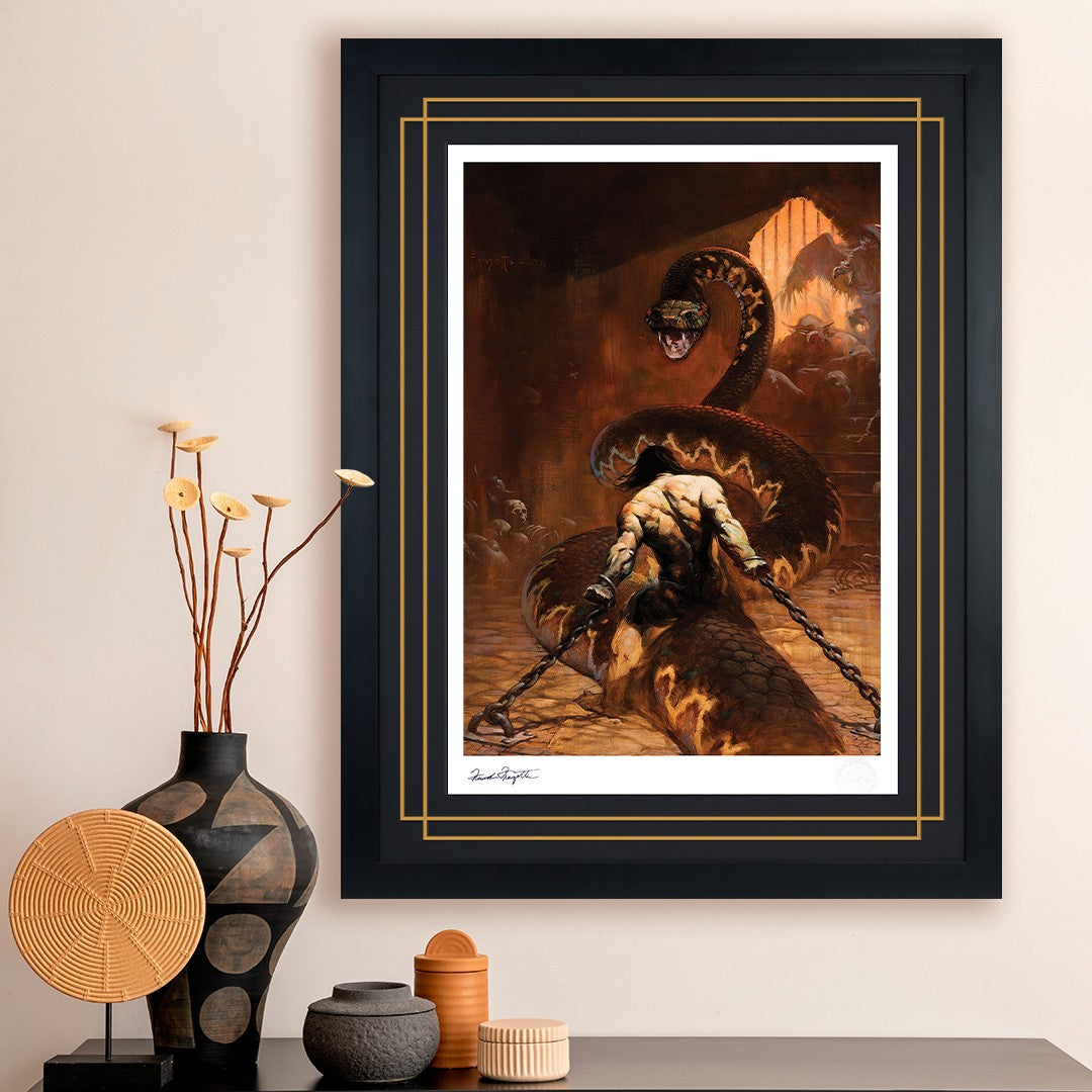 Chained Frank Frazetta Art Print