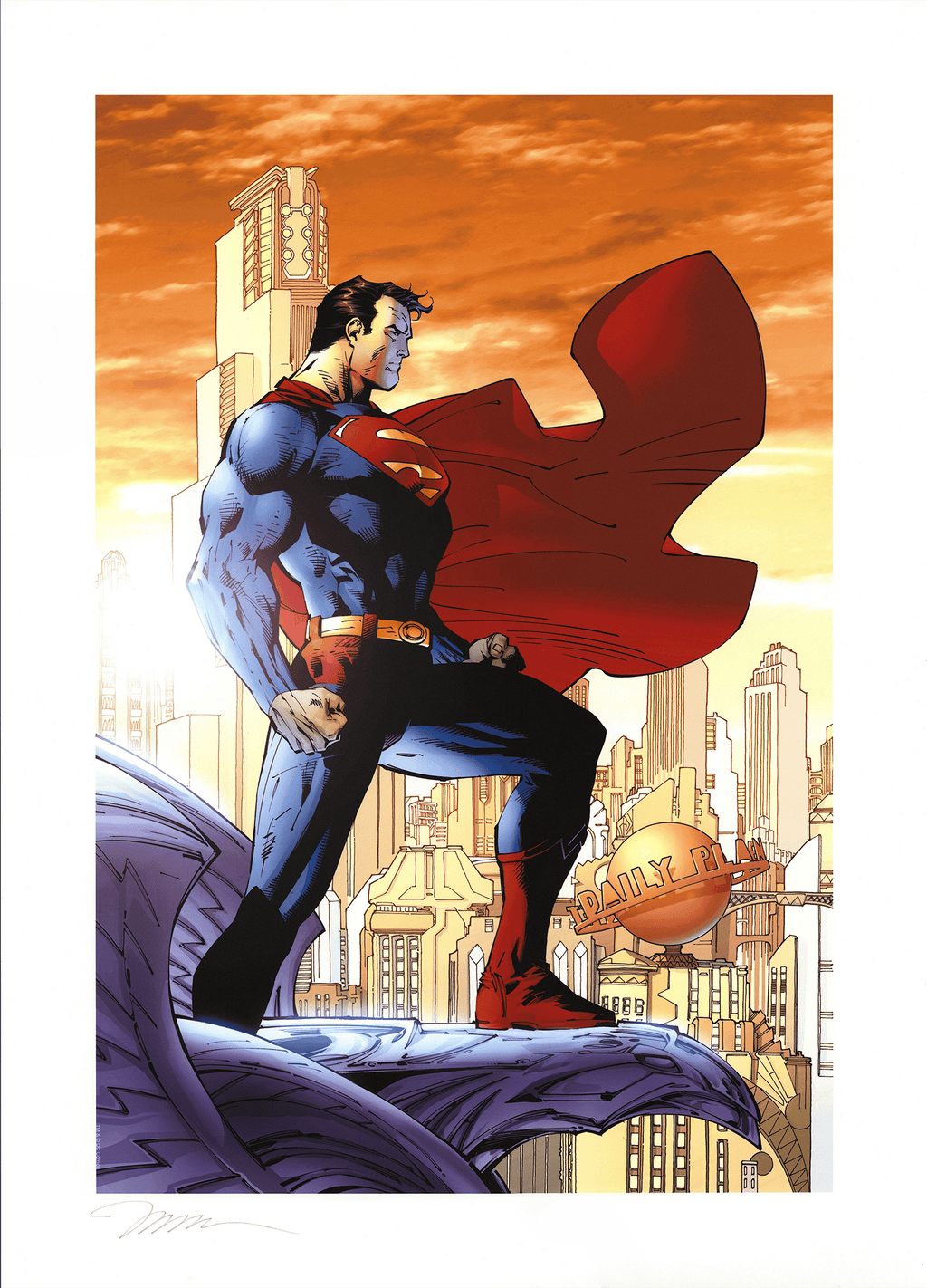 For Tomorrow DC Superman Art Print