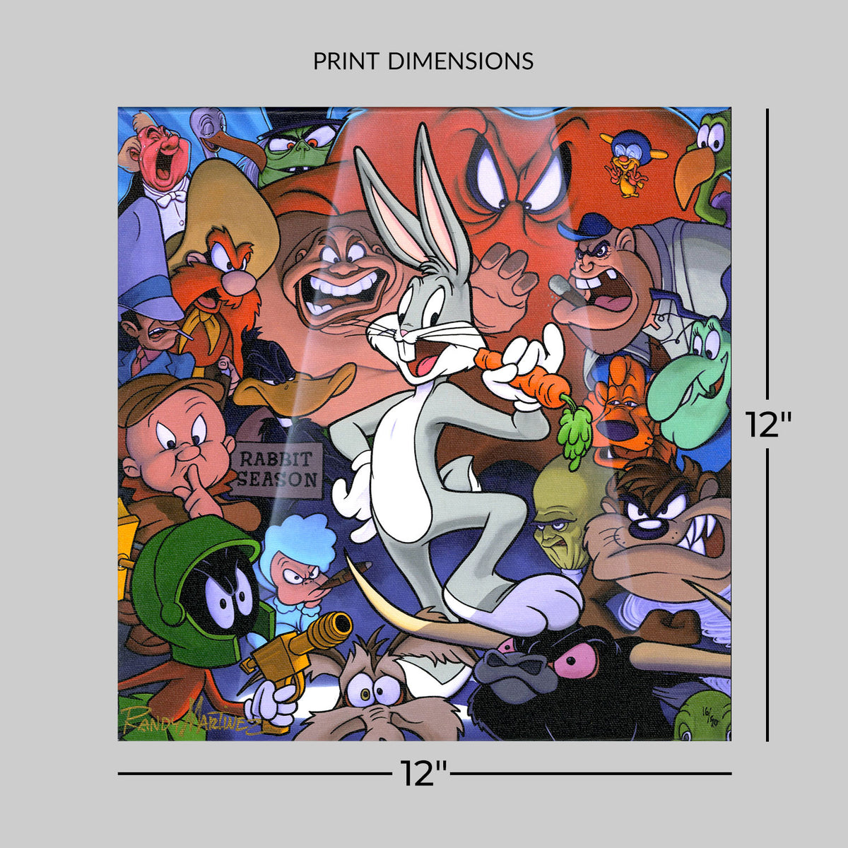 Ain't I A Stinka'? Looney Tunes Art Print
