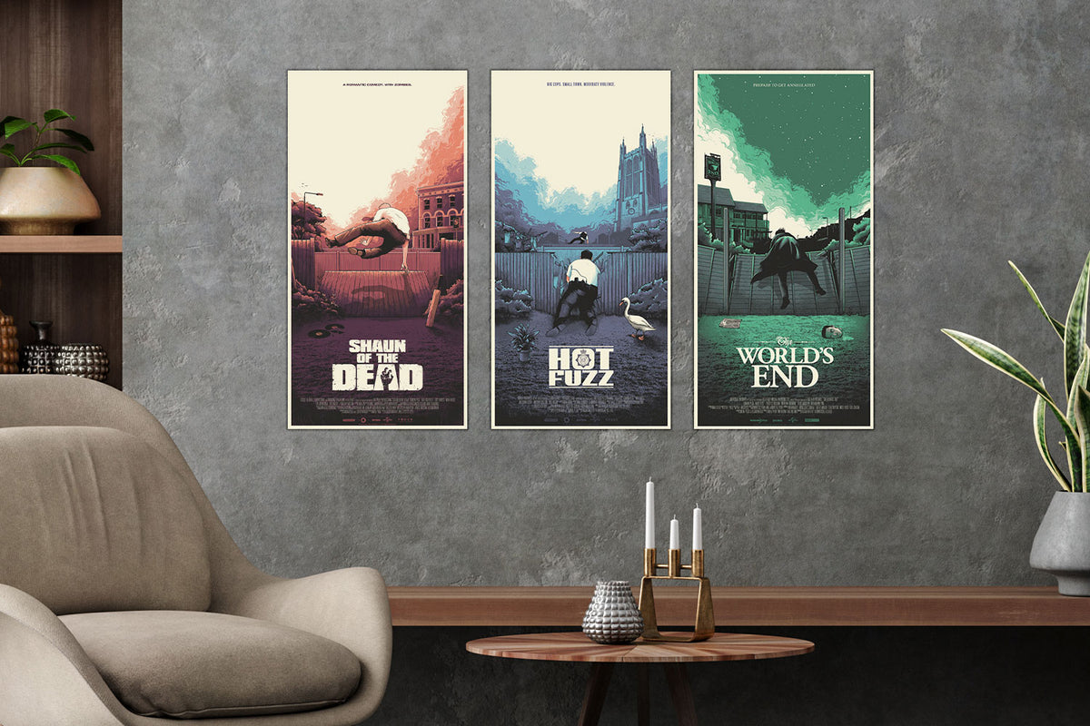Cornetto Trilogy Art Print