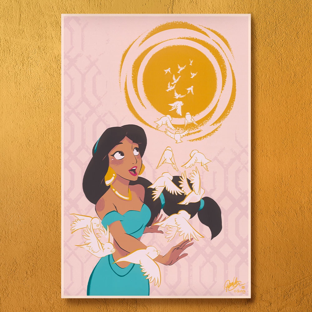 Aladdin Disney Princess Jasmine Art Print