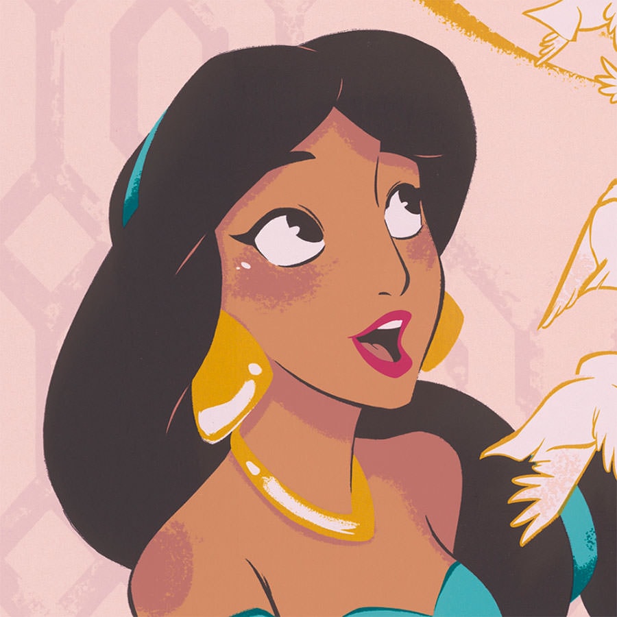 Aladdin Disney Princess Jasmine Art Print