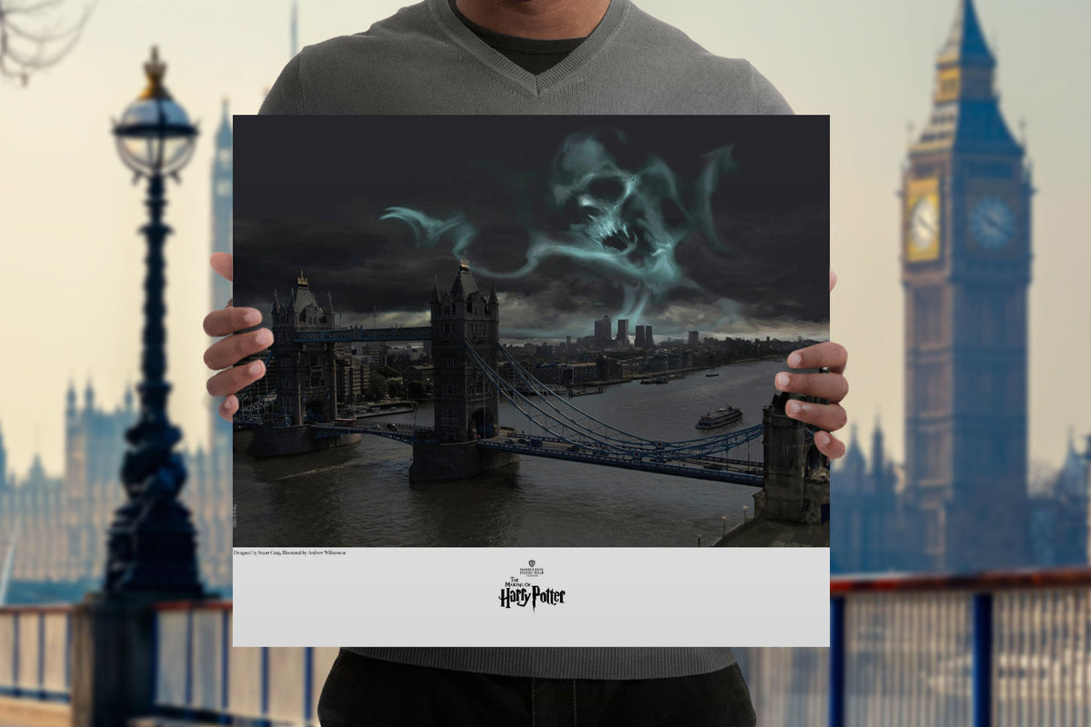 Dark Mark Over London Harry Potter Art Print