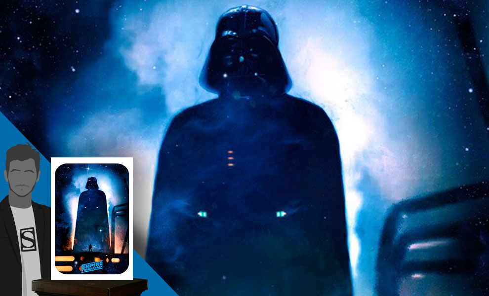 Dark Night Star Wars Darth Vader Luke Skywalker Art Print