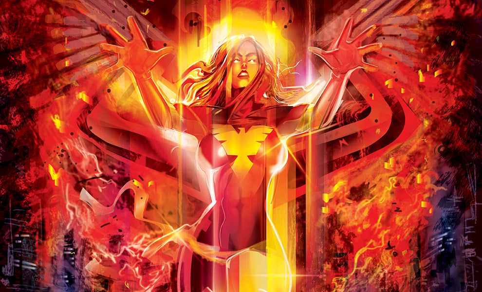 Dark Phoenix Marvel Dark Phoenix Jean Grey Art Print