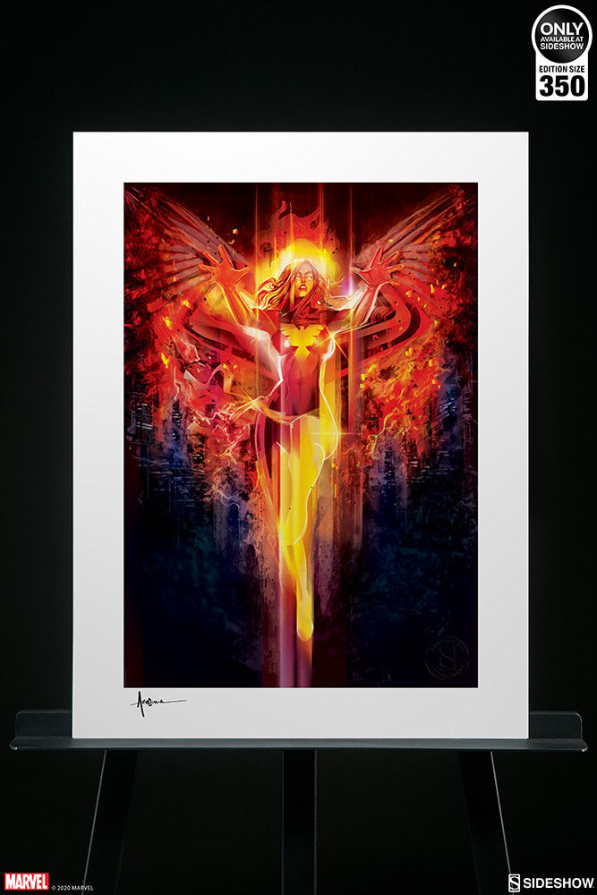 Dark Phoenix Marvel Dark Phoenix Jean Grey Art Print