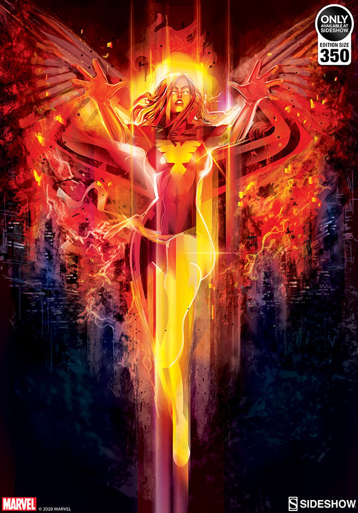 Dark Phoenix Marvel Dark Phoenix Jean Grey Art Print