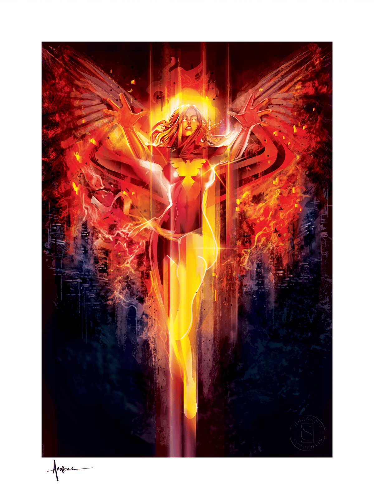 Dark Phoenix Marvel Dark Phoenix Jean Grey Art Print