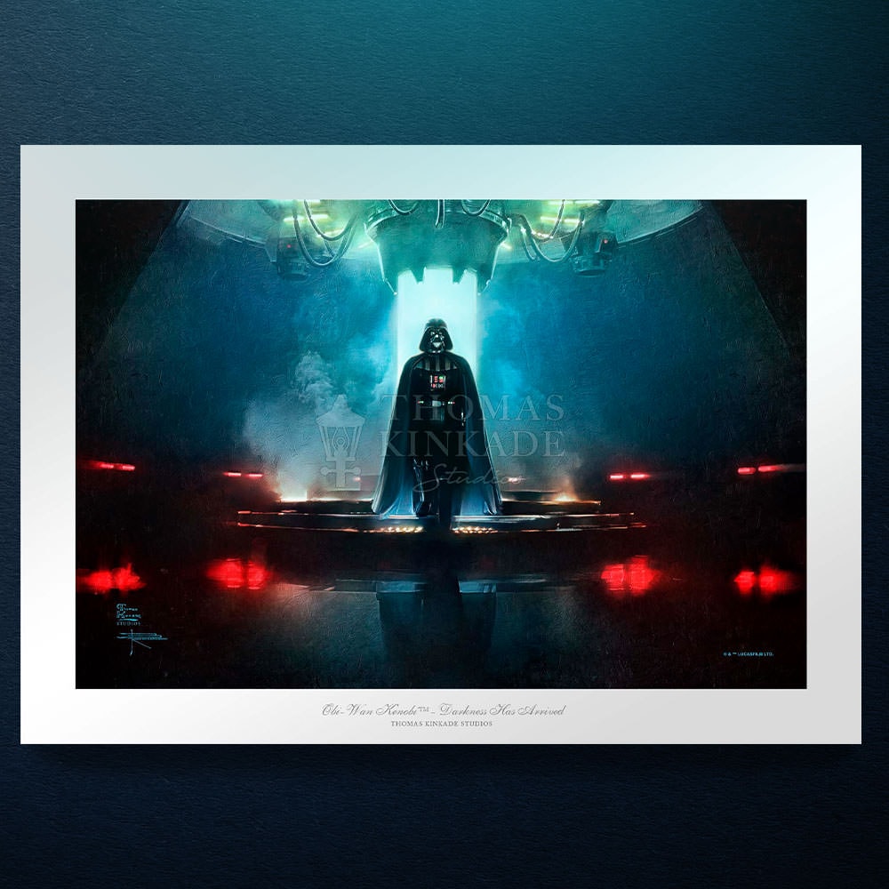 Darkness Has Arrived Star Wars Darth Vader Art Print