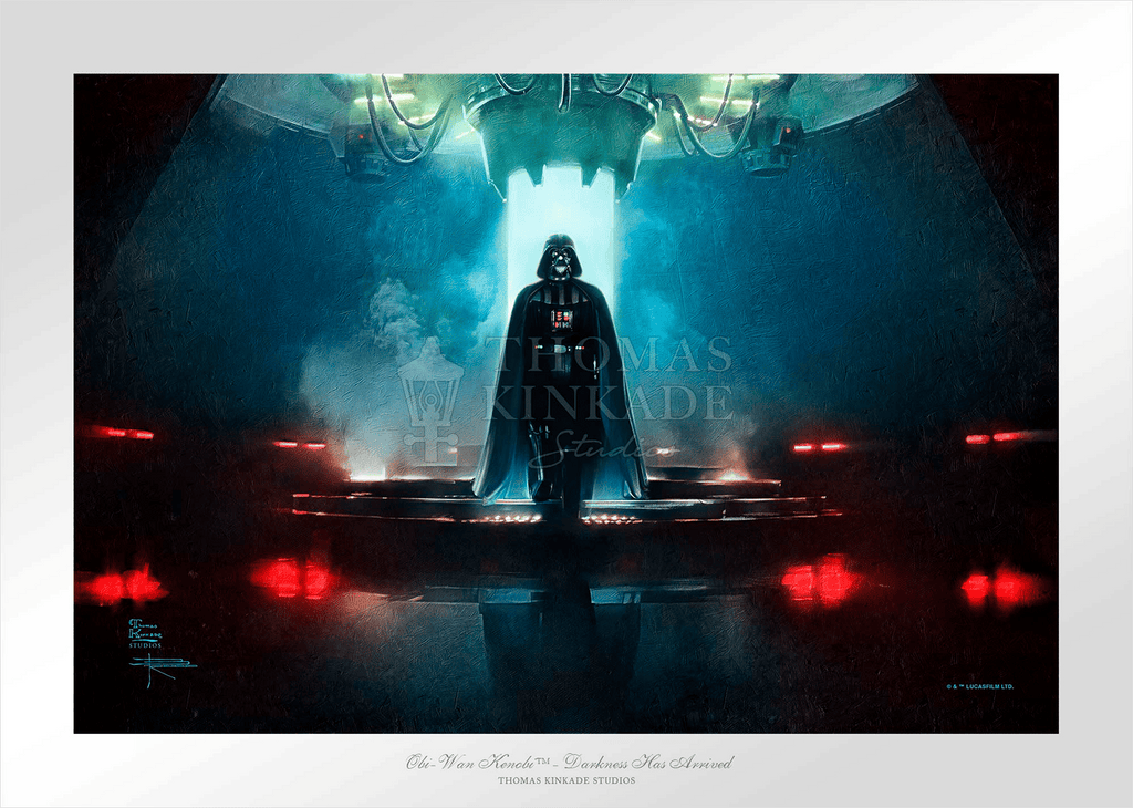 Darkness Has Arrived Star Wars Darth Vader Art Print