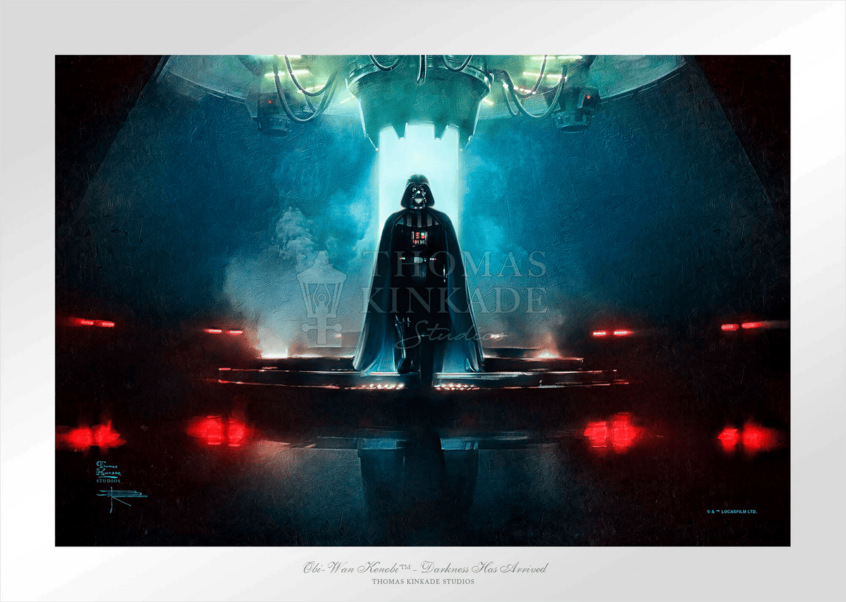 Darkness Has Arrived Star Wars Darth Vader Art Print