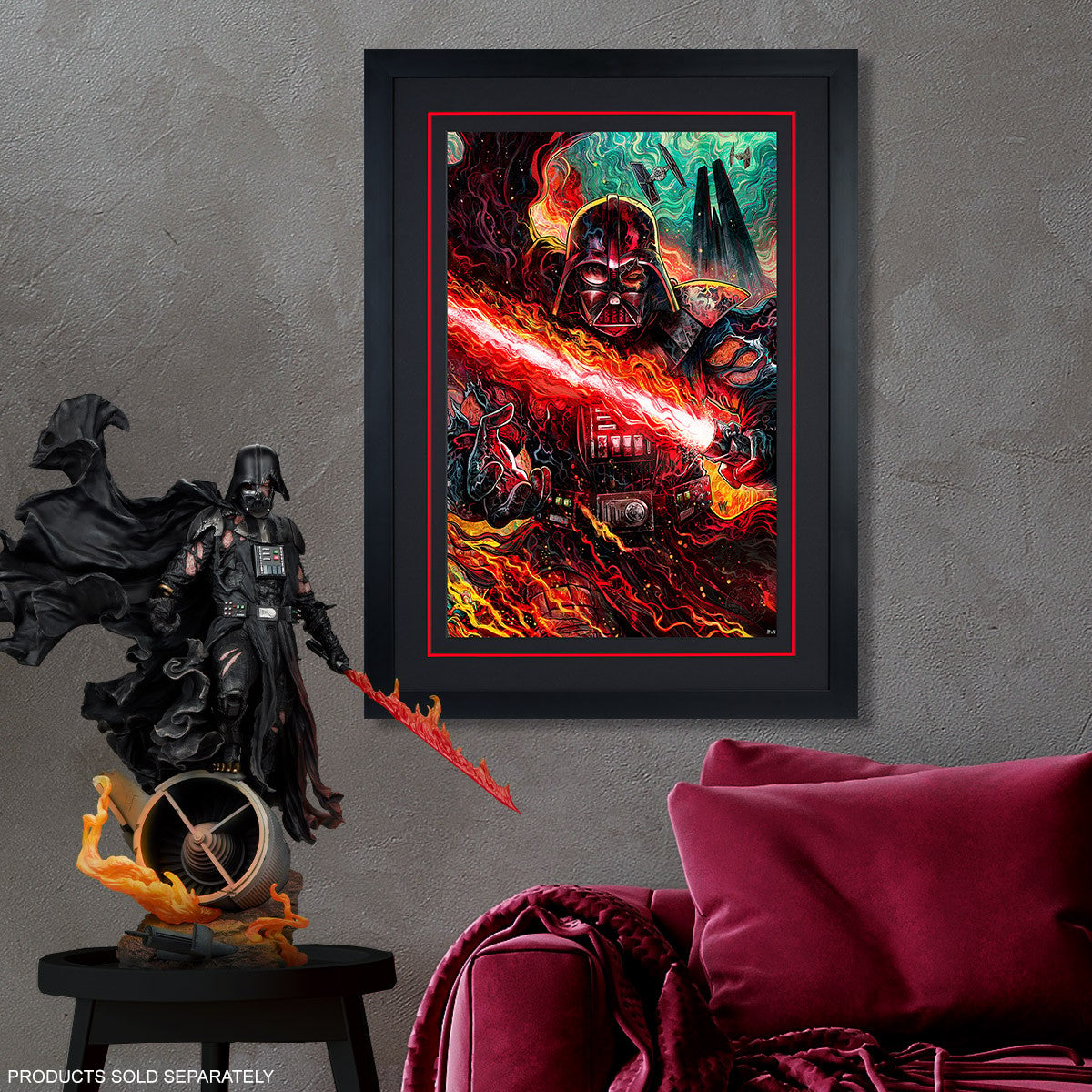 Darth Vader: Dark Lord's Fury Star Wars Art Print