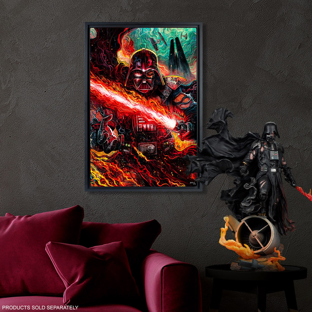 Darth Vader: Dark Lord's Fury Star Wars Art Print