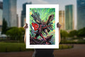 Deadpool & Cable Marvel Cable Deadpool Art Print