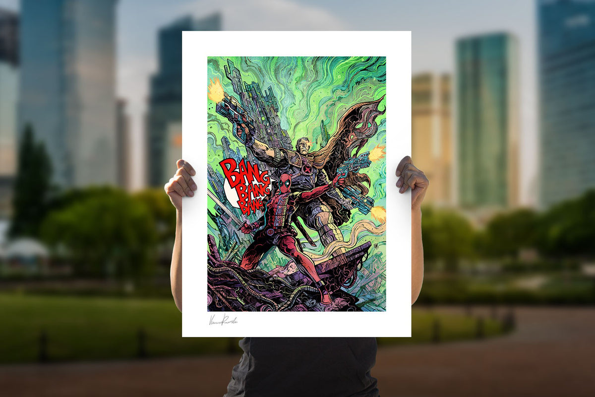 Deadpool & Cable Marvel Cable Deadpool Art Print