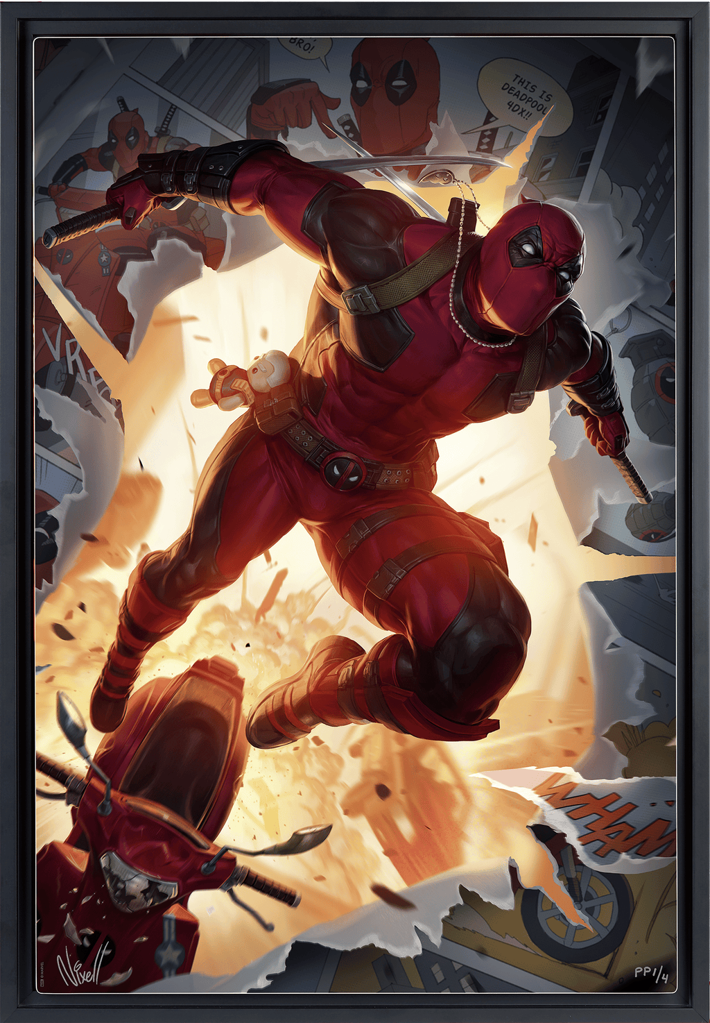Deadpool Marvel Art Print